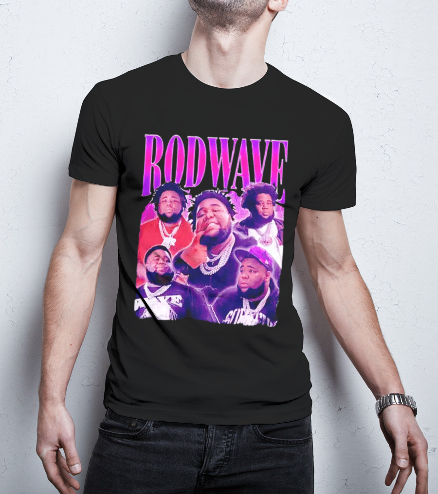 Rod Wave Beautiful Mind Vintage Collage T-Shirt