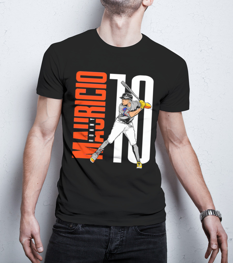 Ronny Mauricio 10 New York Mets Baseball Player T-Shirt