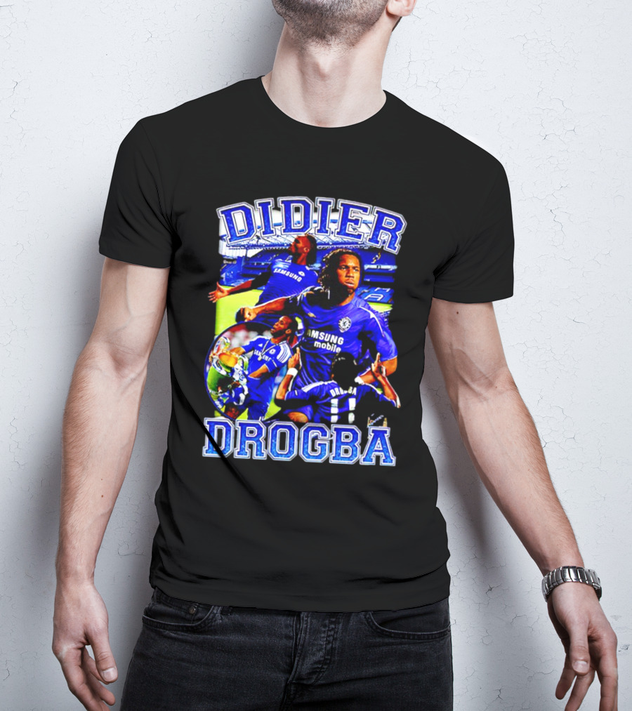 Didier Drogba Chelsea Samsung Mobile Victory T-Shirt