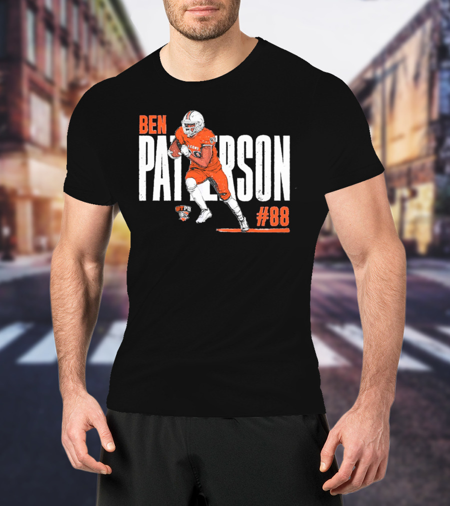 Ben Patterson UTPB Falcons #88 NCAA Football T-Shirt