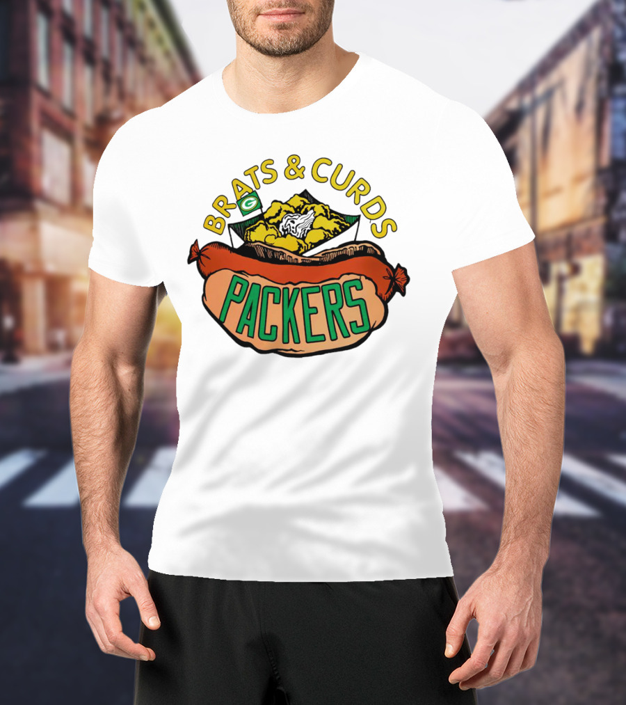 Packers Brats And Curds Football Fan Delight T-Shirt