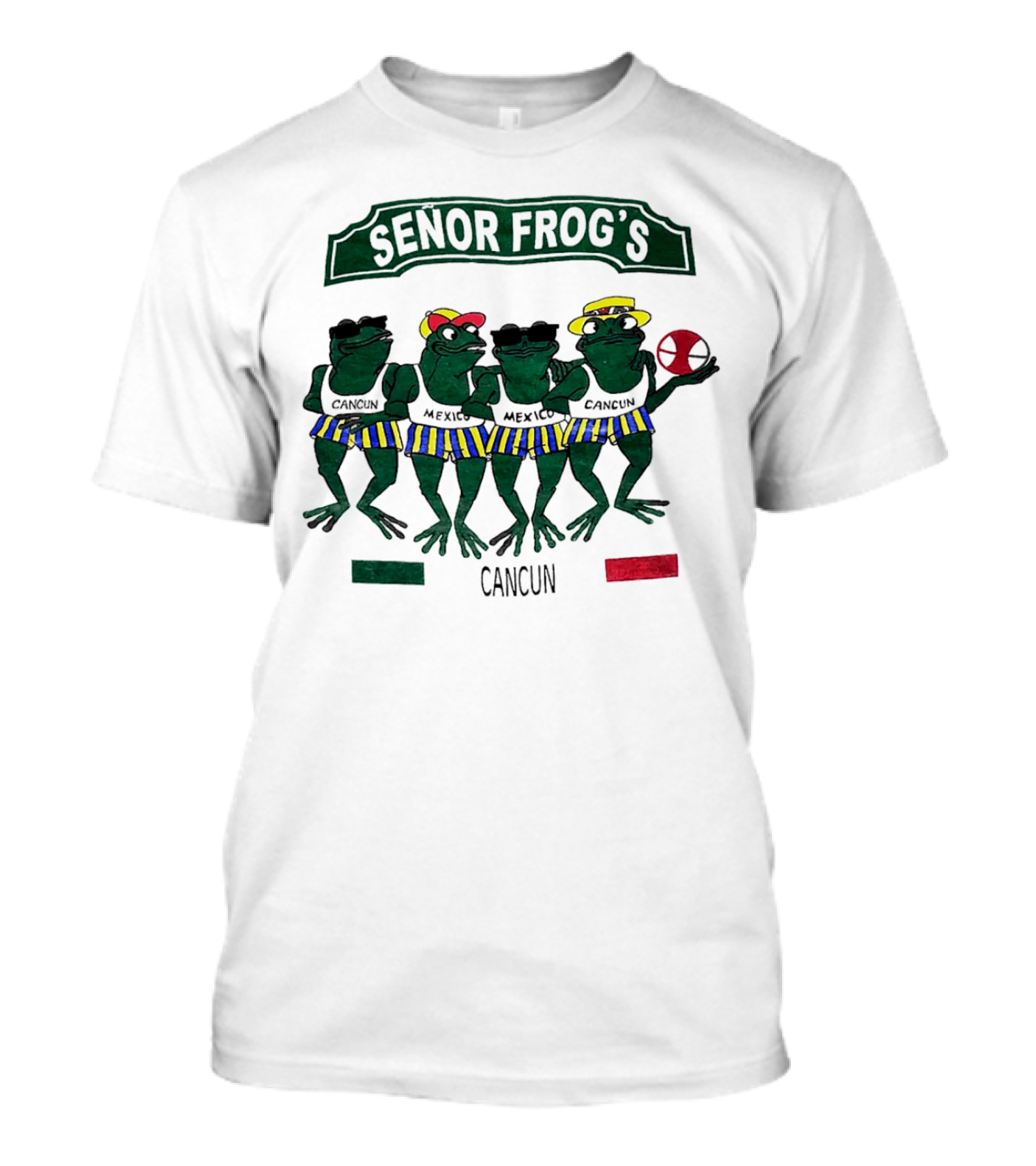 Senor Frog's Mexico Cancun Vintage 90's T-Shirt