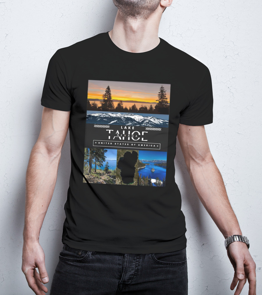Lake Tahoe Nevada Scenic Views United States Of America T-Shirt