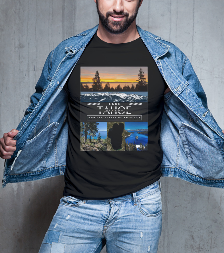 Lake Tahoe Nevada Scenic Views United States Of America T-Shirt