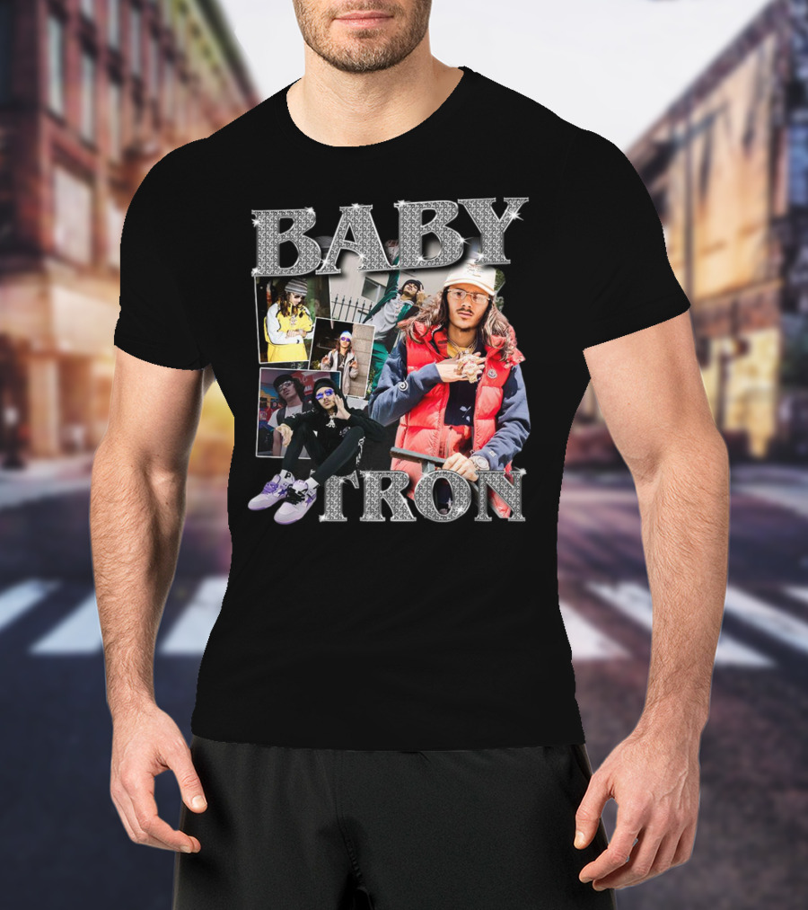 Babytron Hip Hop Style Collage Pullover Aesthetic T-Shirt