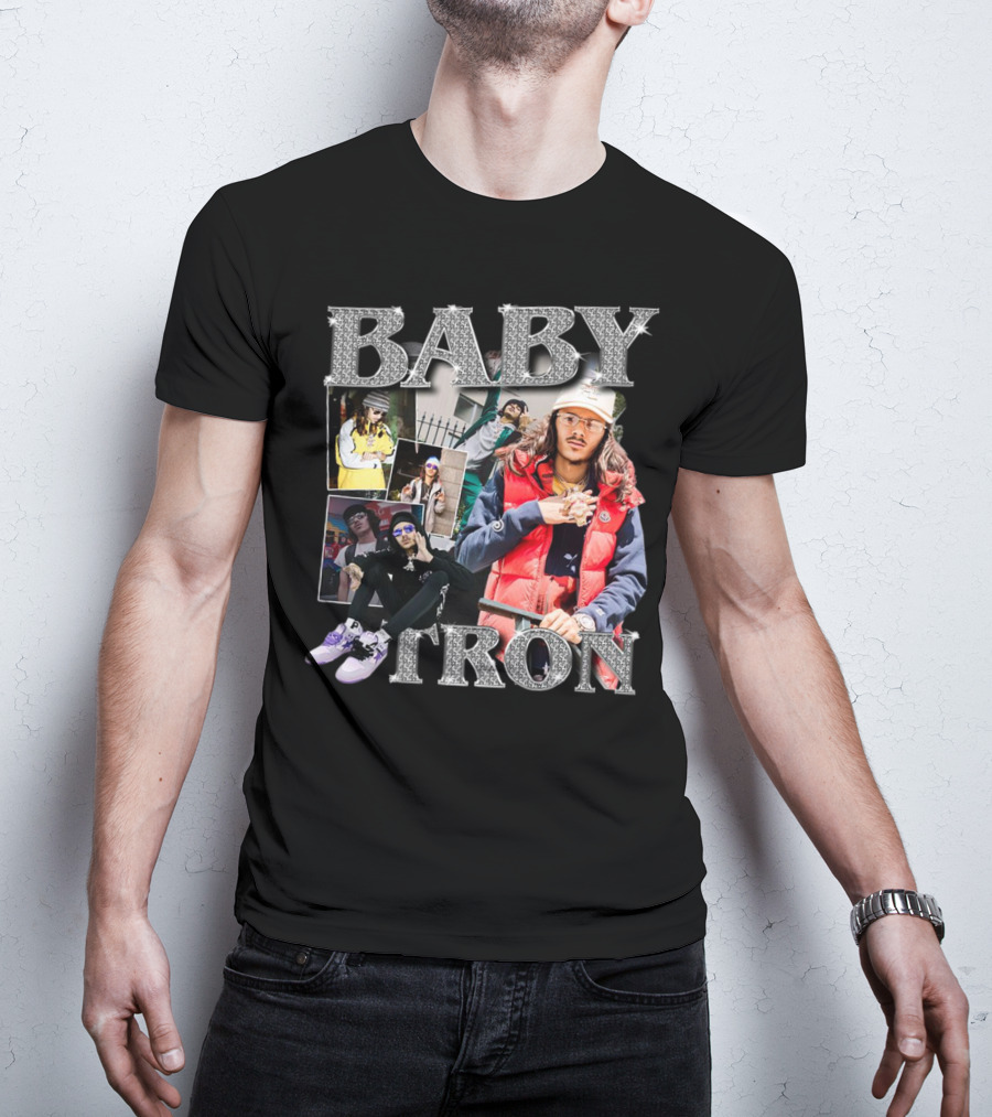 Babytron Hip Hop Style Collage Pullover Aesthetic T-Shirt