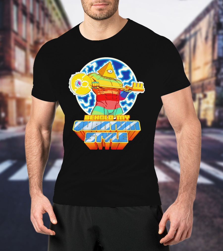 Behold My Key Master Quantum Style Pyramid Head With Cosmic Power T-Shirt