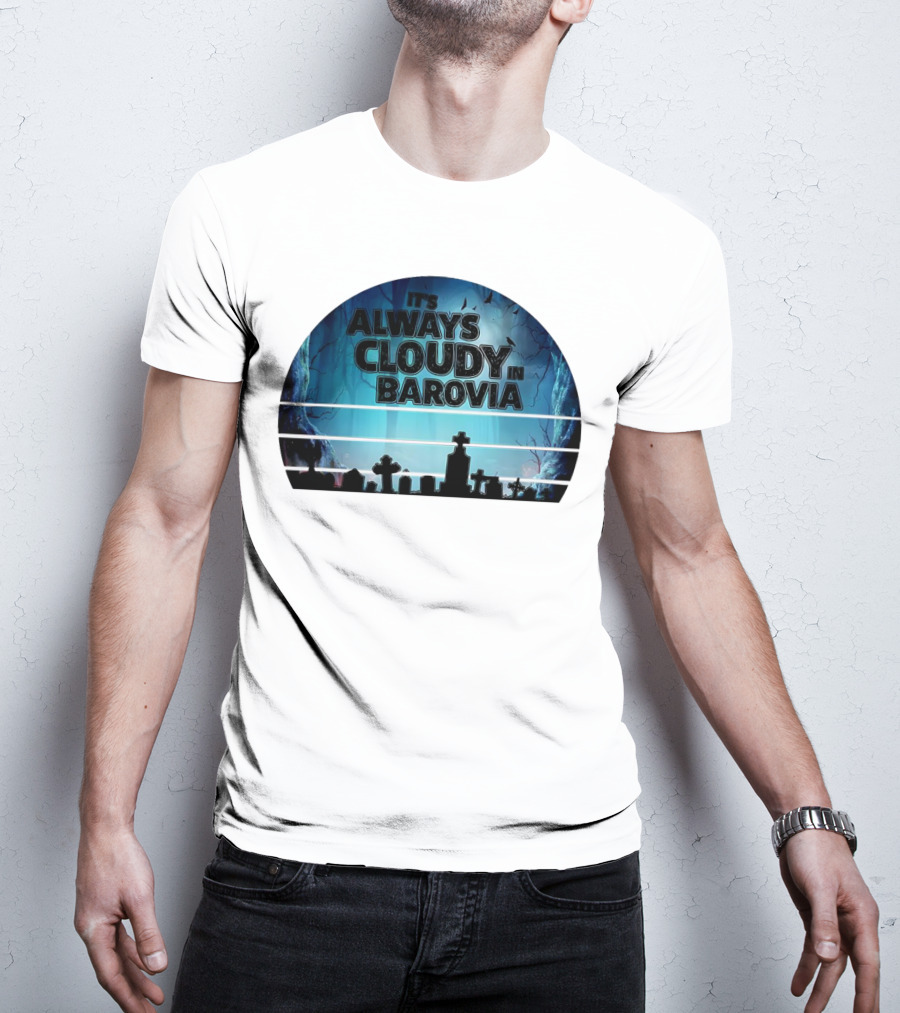 It's Always Cloudy In Barovia Graveyard Scene T-Shirt