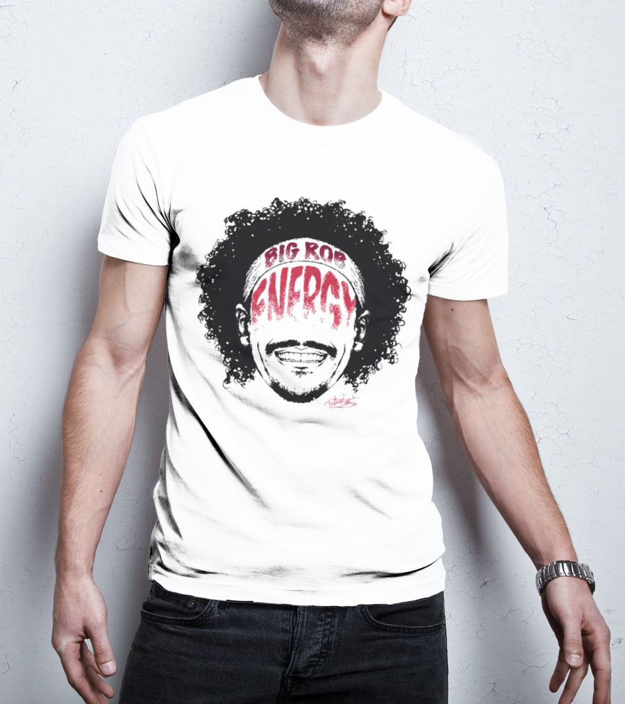 Big Rob Energy Robert Jones Signature Afro T-Shirt