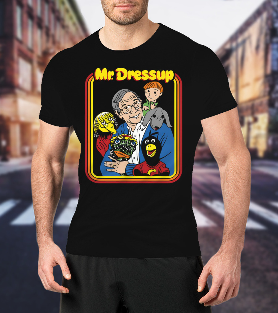 Mr. Dressup With Friends And Puppets Illustration CBC Collaboration T-Shirt