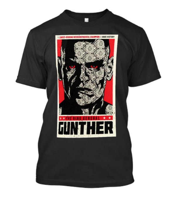 Gunther The Ring General Longest-Reigning Intercontinental Champion In WWE History T-Shirt