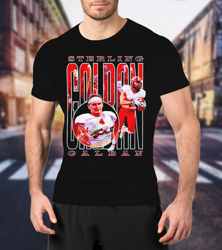 Sterling Galban Jacksonville State Gamecocks Football Star Receiver T-Shirt