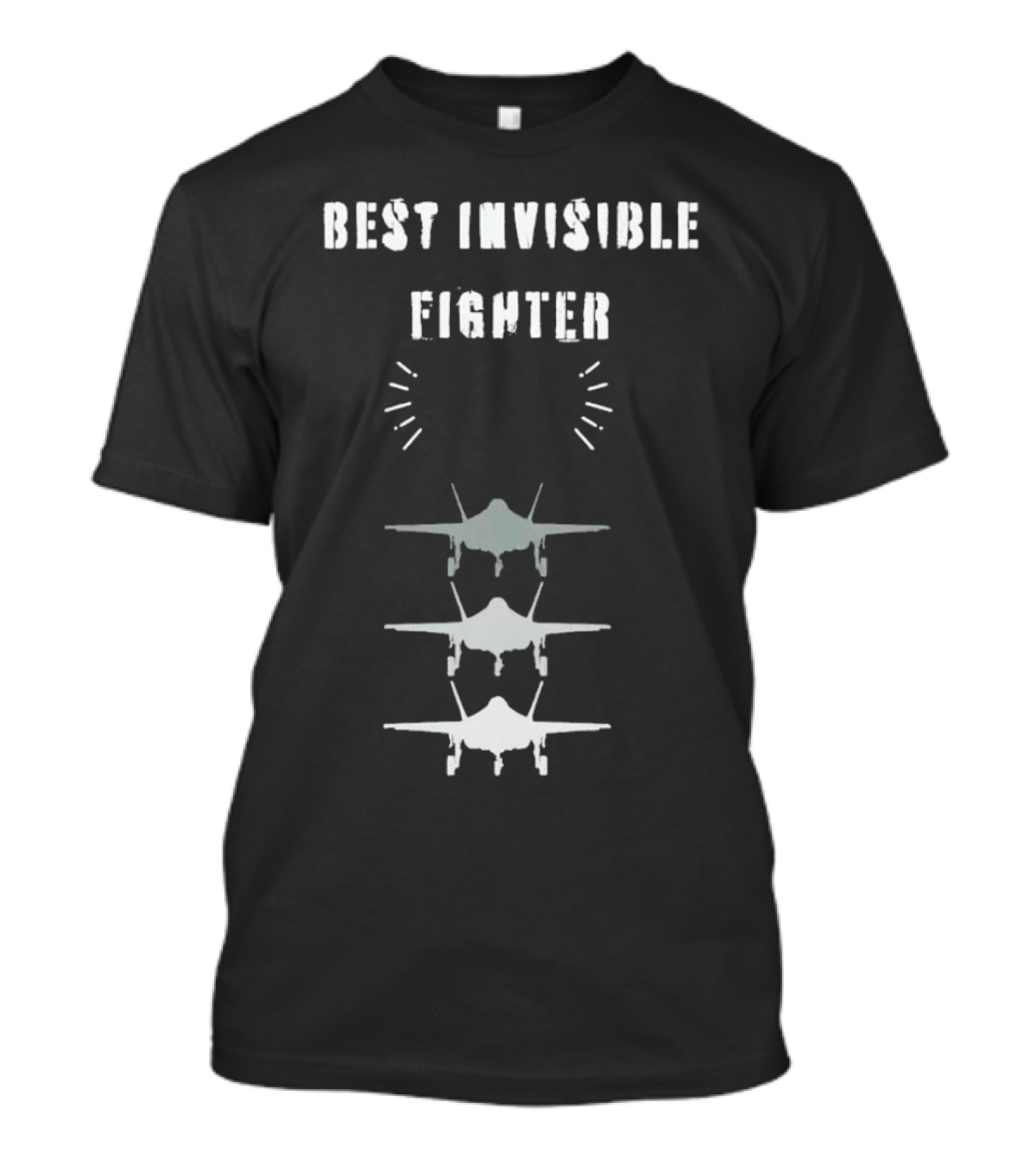 Best Invisible Fighter Jet Trio T-Shirt