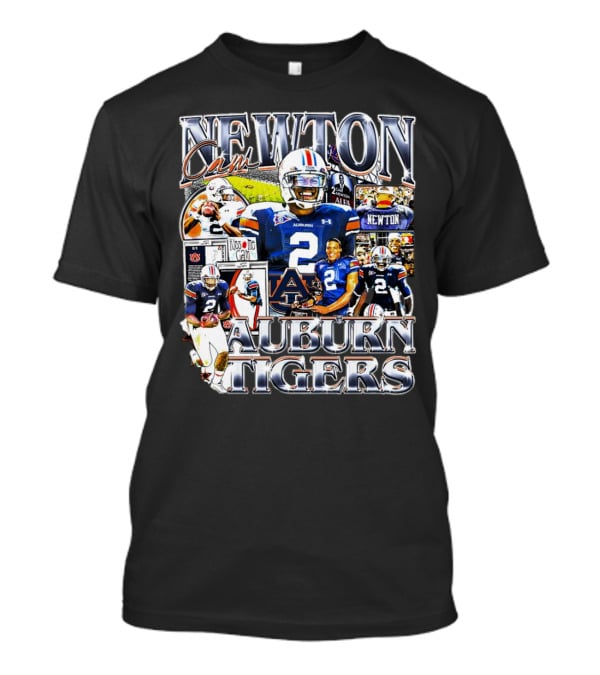 Cam Newton Auburn Tigers Football Collage T-Shirt