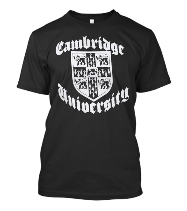 Cambridge University Classic Coat Of Arms Crest T-Shirt