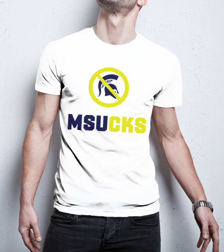 MSU Spartans MSUCKS Rivalry Ban T-Shirt