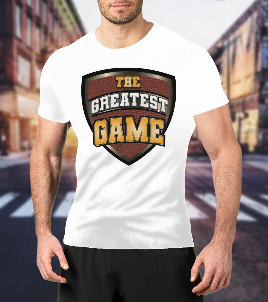 The Greatest Game Basketball Shield T-Shirt