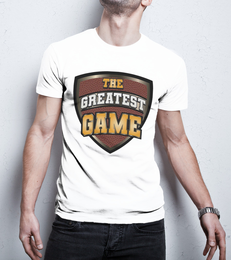 The Greatest Game Basketball Shield T-Shirt