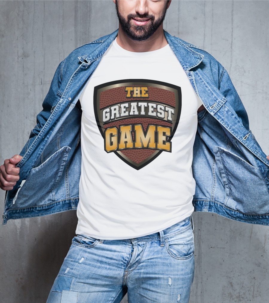 The Greatest Game Basketball Shield T-Shirt