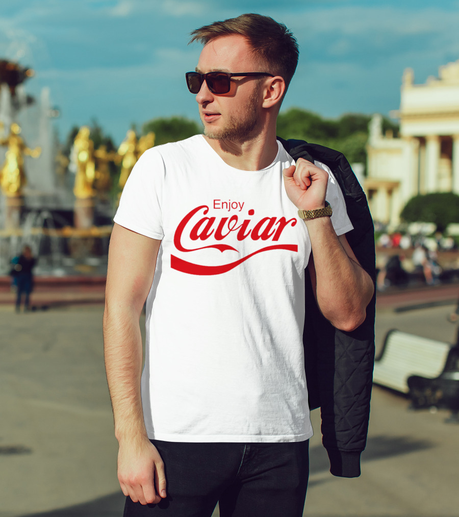 Enjoy Caviar Coca-Cola T-Shirt