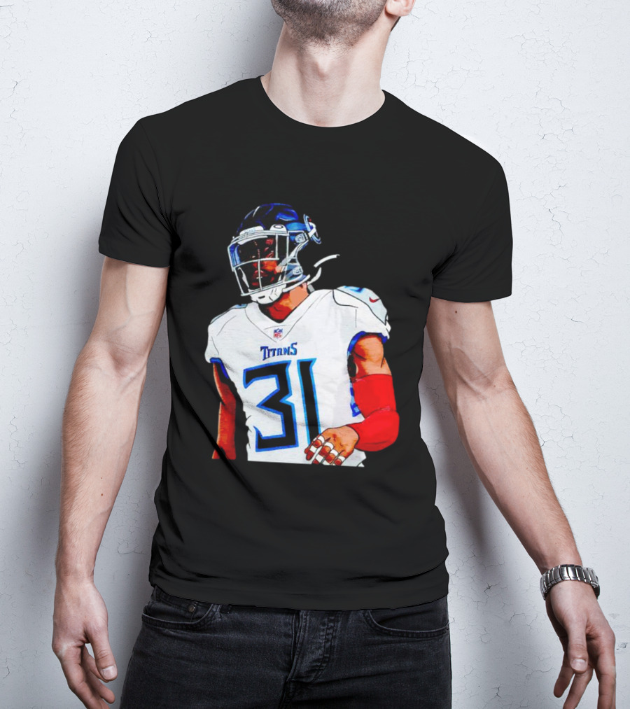Kevin Byard Tennessee Titans 31 Cartoon NFL Player T-Shirt