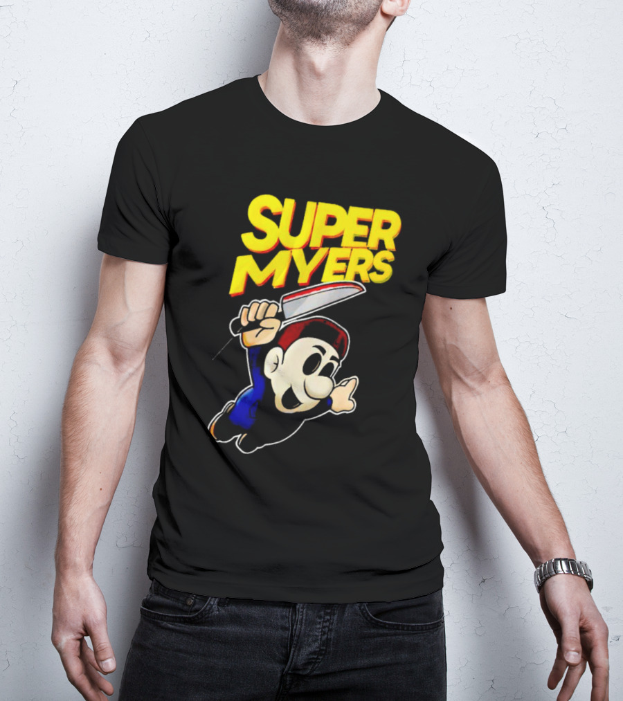 Super Myers Halloween Mario T-Shirt