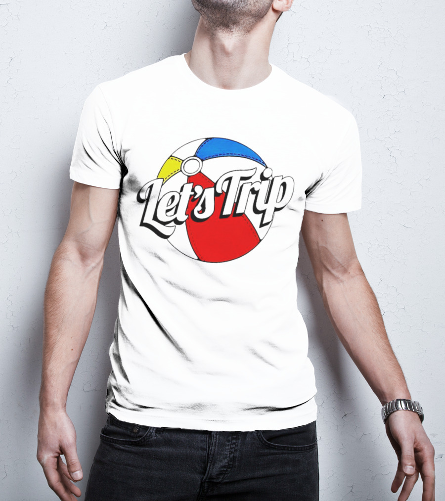 Let's Trip Colorful Beach Ball Adventure T-Shirt