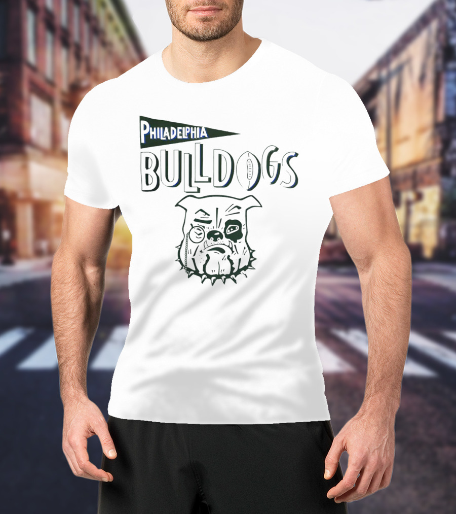 Philadelphia Bulldogs Bulldogs Football T-Shirt