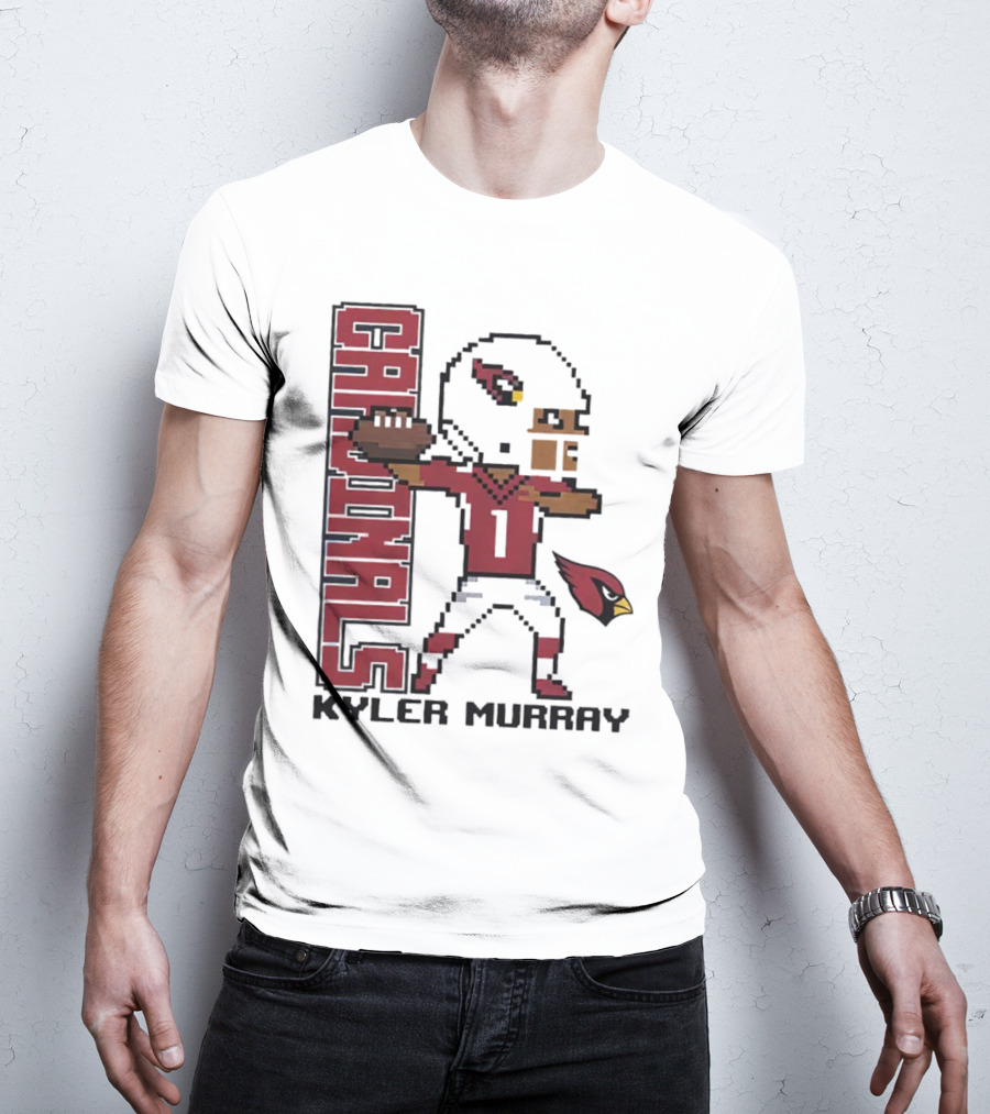 Cardinals Kyler Murray Arizona Football Pixel T-Shirt