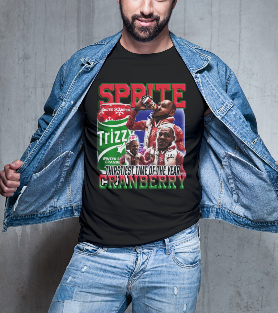 Sprite Cranberry Winter Spiced Trizzy Thirstiest Time Of The Year T-Shirt