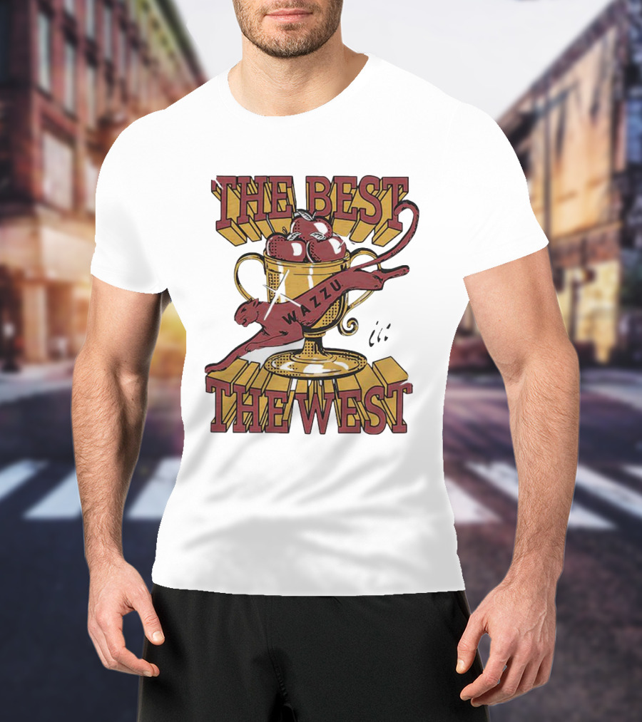 Wazzu The Best In The West Trophy Panther T-Shirt