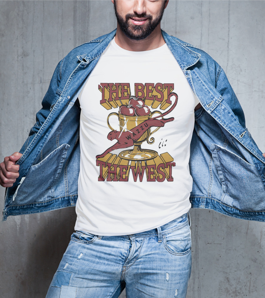 Wazzu The Best In The West Trophy Panther T-Shirt