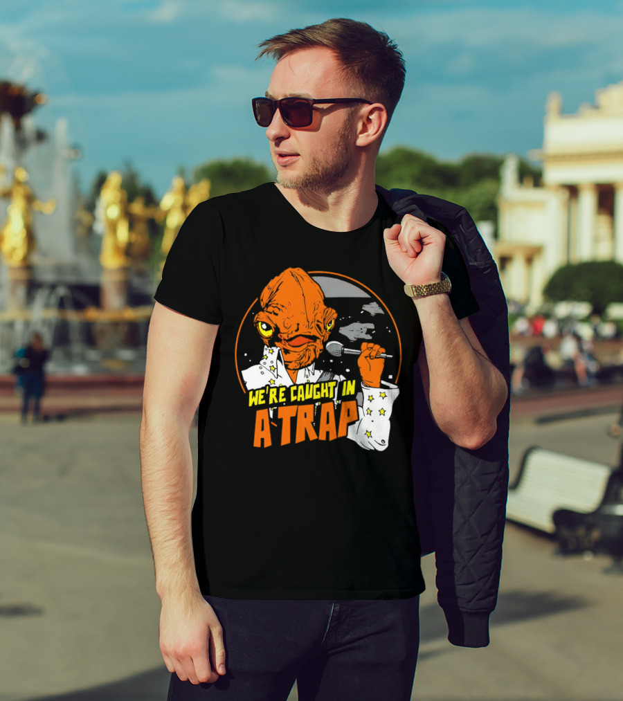 We’re Caught In A Trap Admiral Ackbar Elvis Mashup T-Shirt