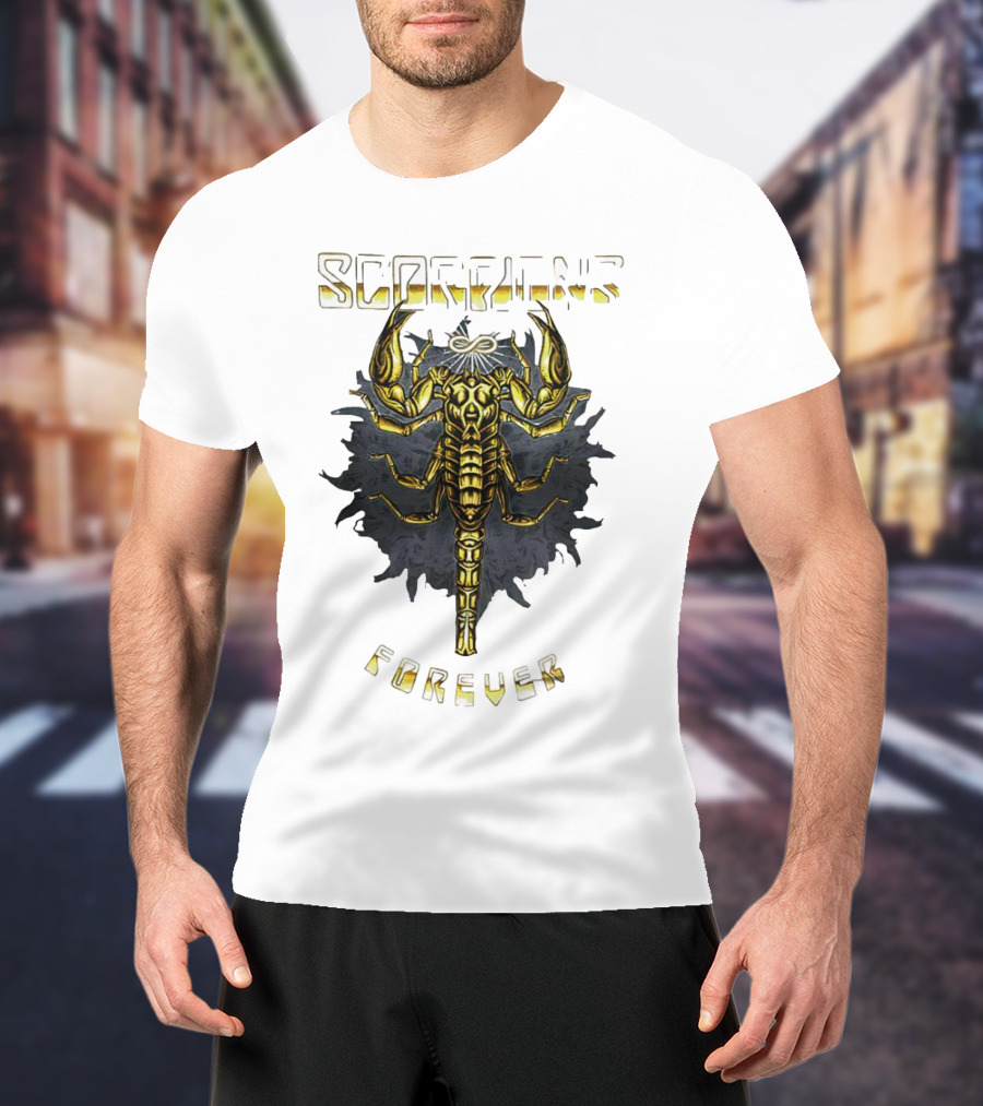 Scorpions Forever Metallic Rock T-Shirt