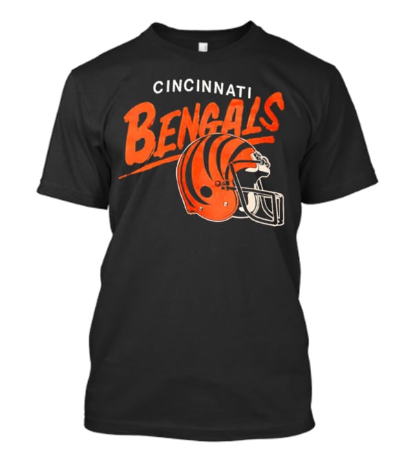 Cincinnati Bengals Football Team Helmet T-Shirt