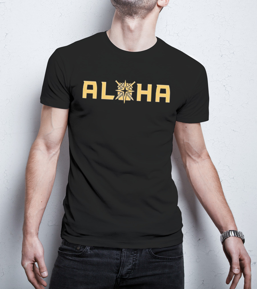 Vegas Golden Knights Aloha Hockey Knights T-Shirt
