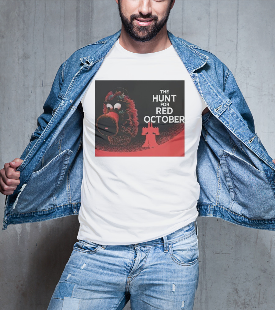 Philadelphia Phillies The Hunt For Red October Phillie Phanatic Fusion T-Shirt