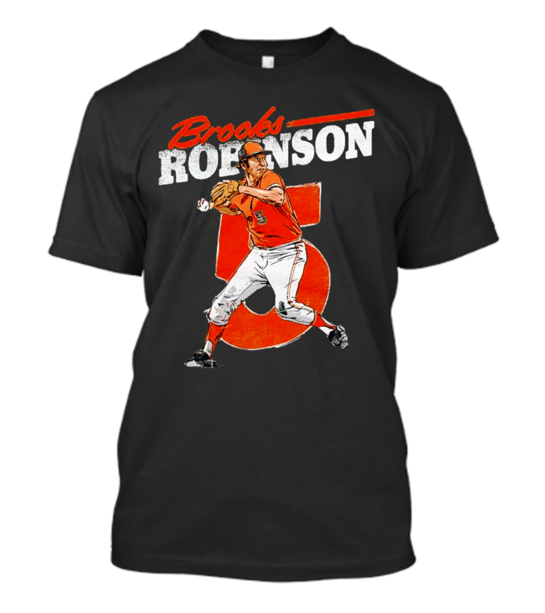 Brooks Robinson 5 Baltimore Orioles Baseball Legend T-Shirt
