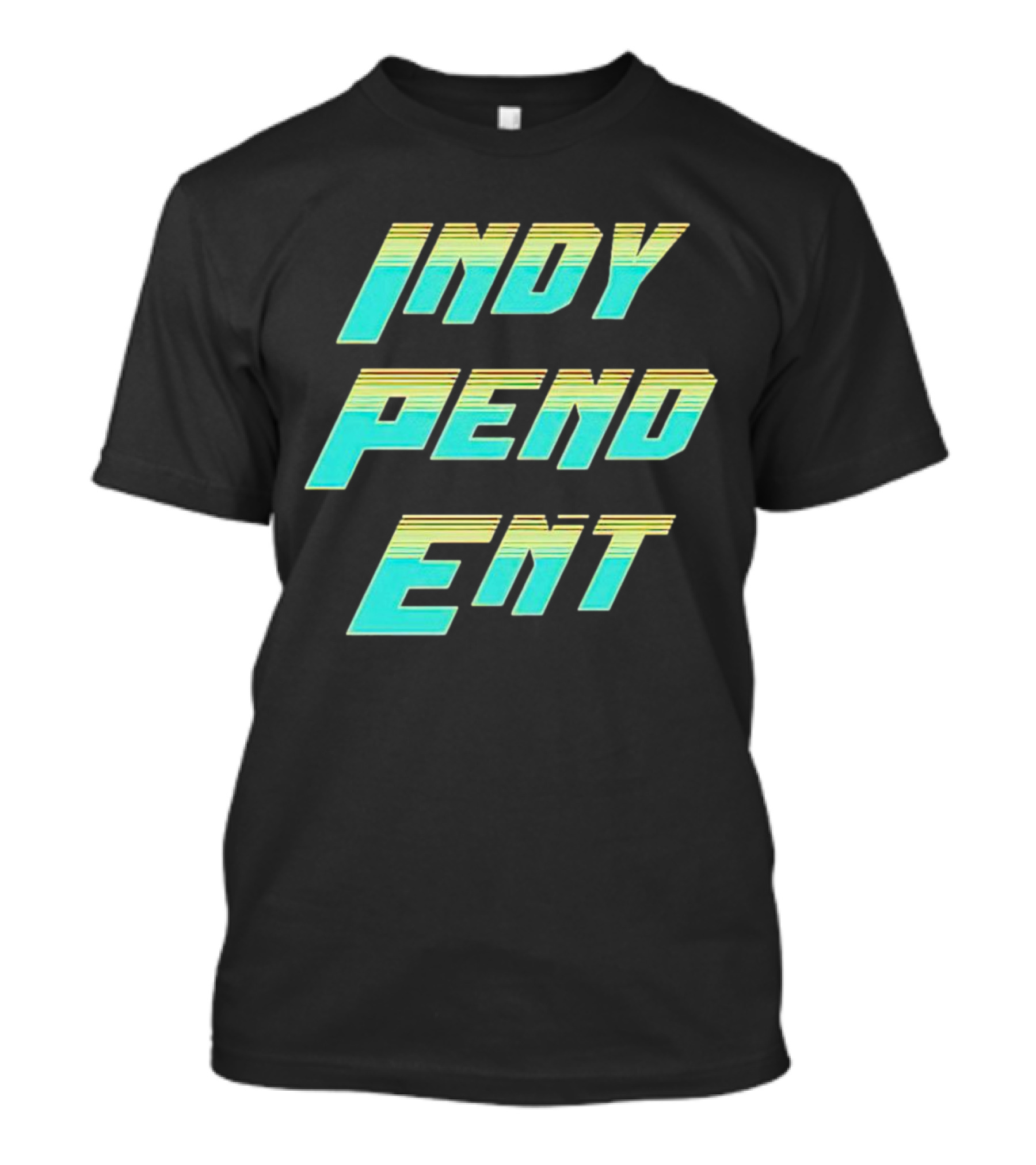 Indy Pend Ent Retro-style Text T-Shirt