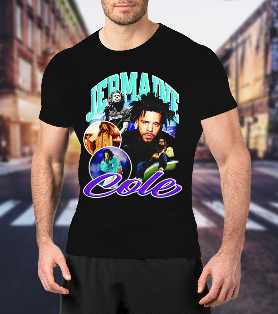 Jermaine Cole Vintage Collage T-Shirt