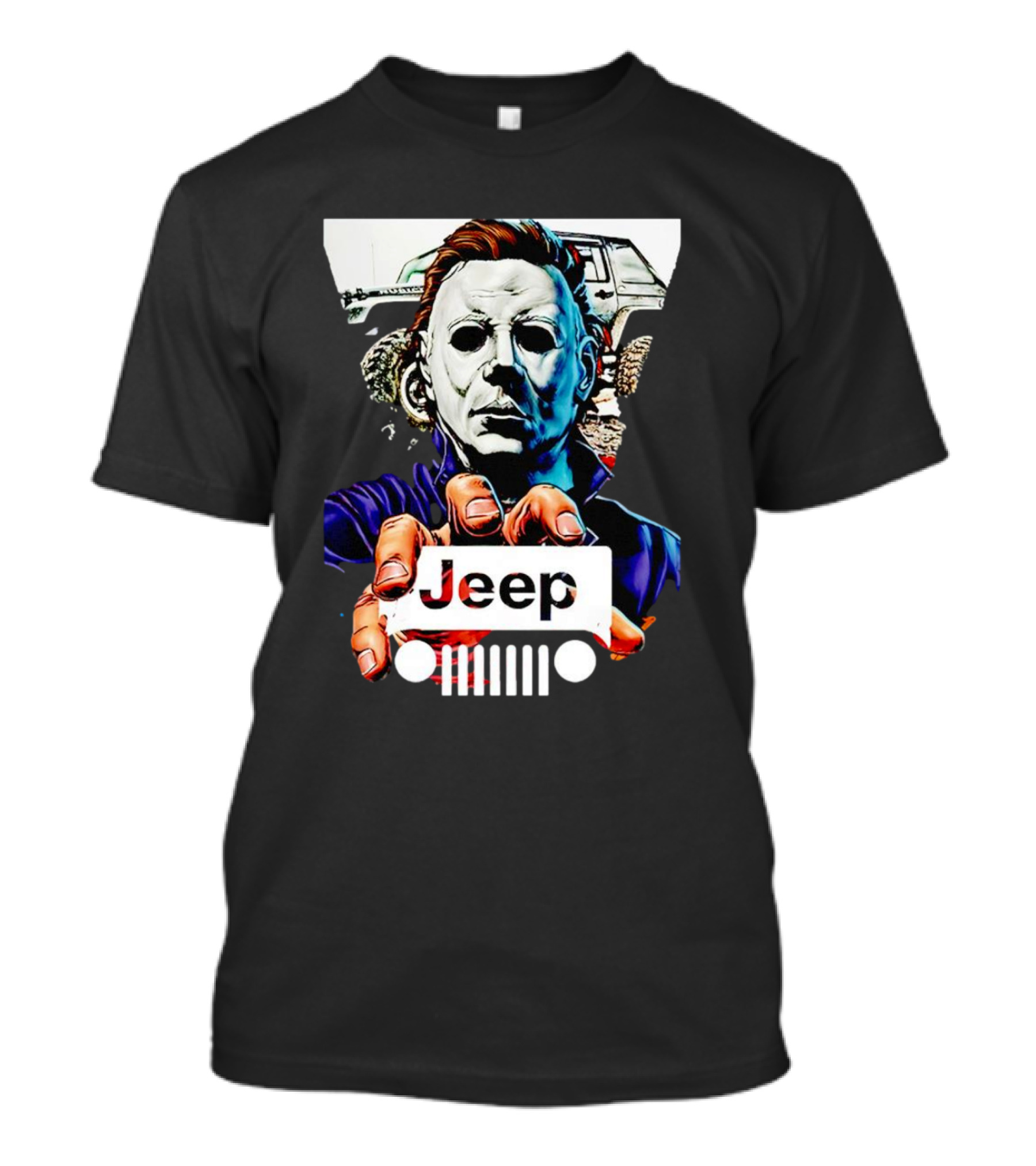 Michael Myers Jeep Iconic Crossover T-Shirt