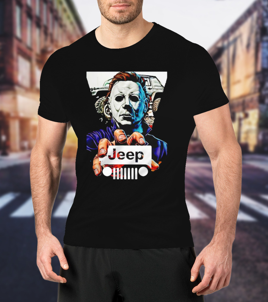 Michael Myers Jeep Iconic Crossover T-Shirt