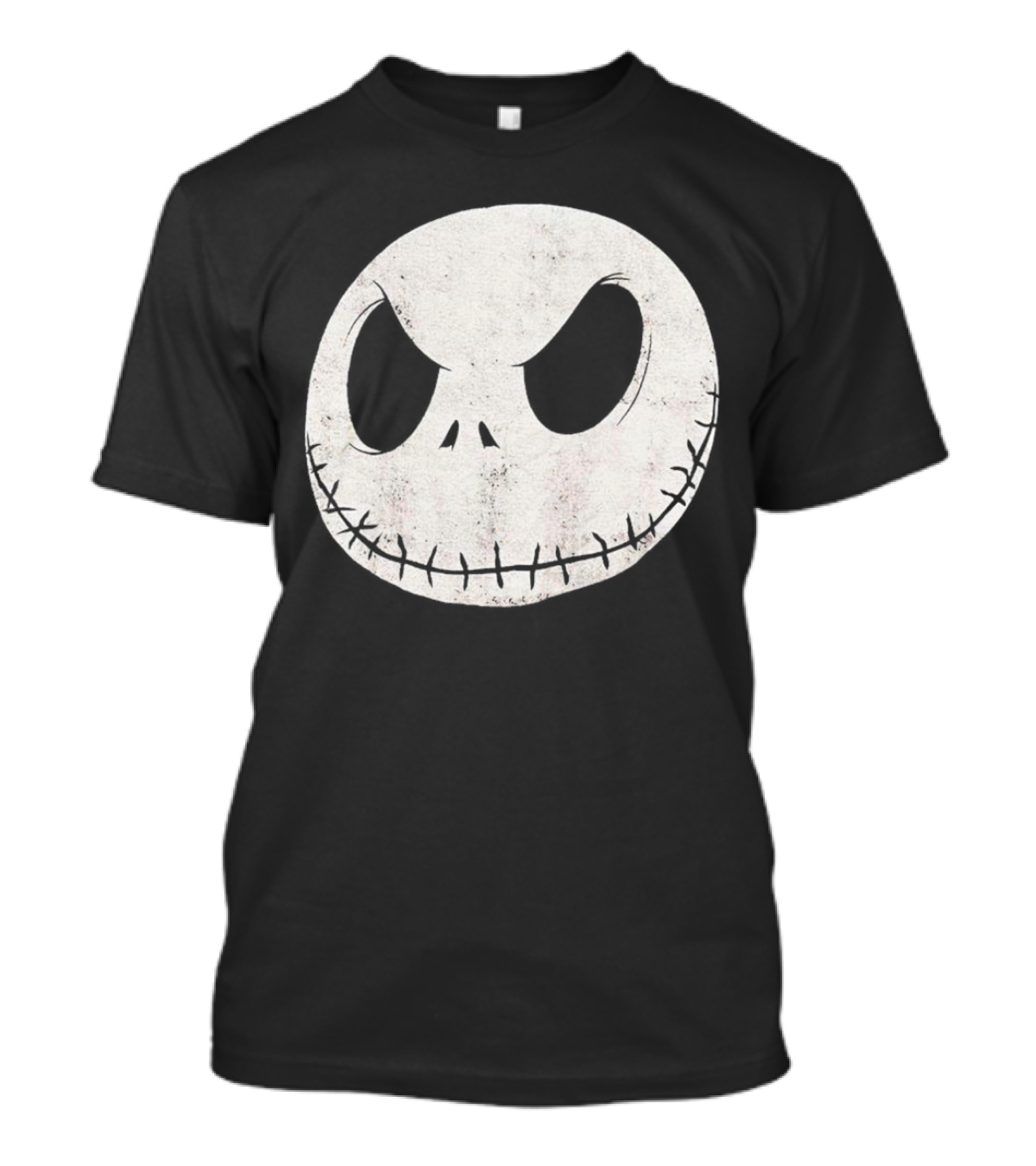 Disney Nightmare Before Christmas Jack Skellington Face Iconic Character T-Shirt