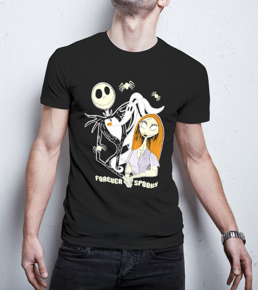 Jack Skellington Sally Zero Forever Spooky Halloween T-Shirt