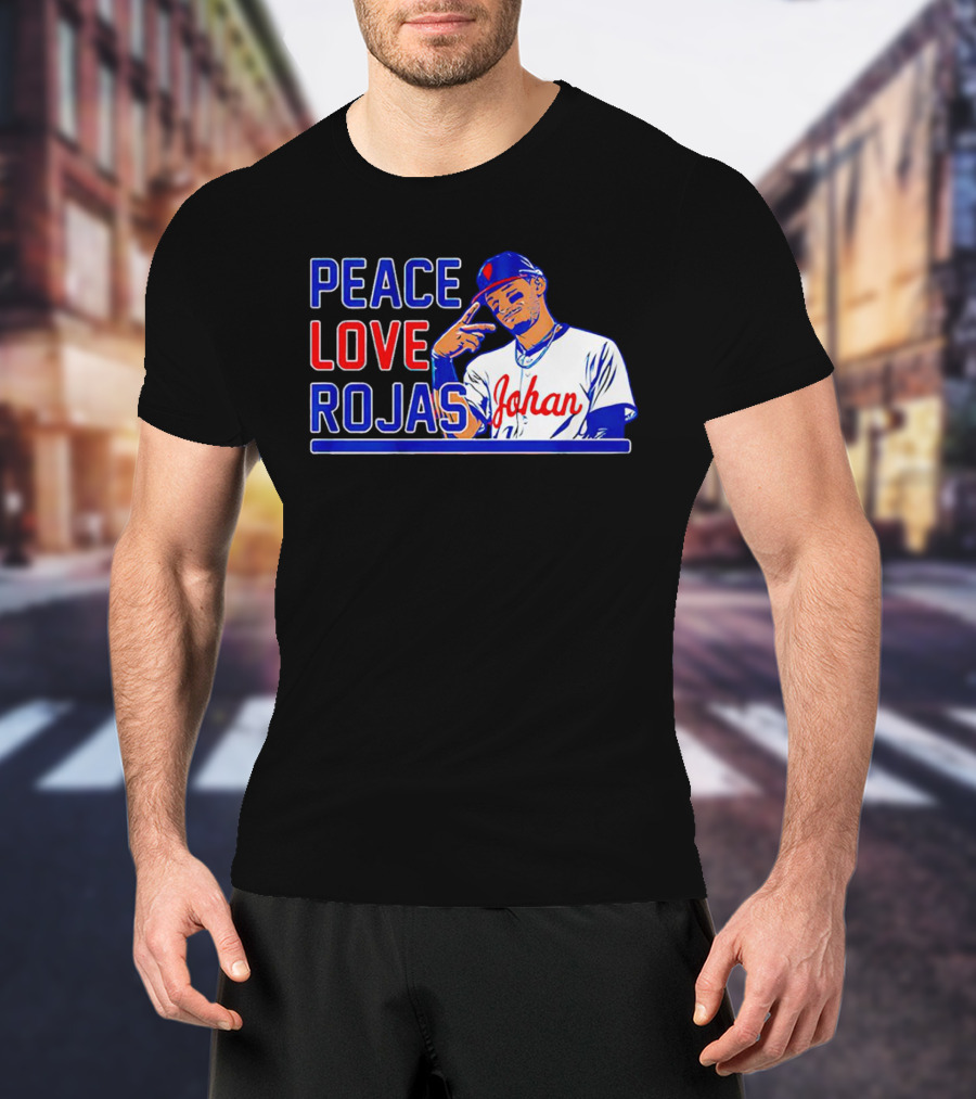 Peace Love Rojas Johan Philadelphia Phillies T-Shirt