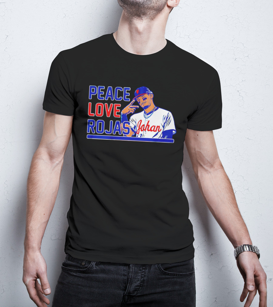Peace Love Rojas Johan Philadelphia Phillies T-Shirt