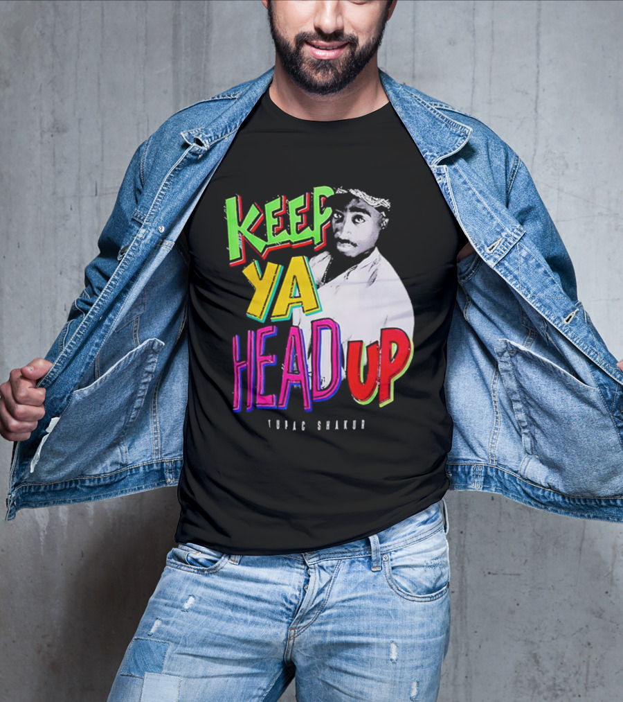 Keep Ya Head Up Tupac Shakur Vibrant T-Shirt