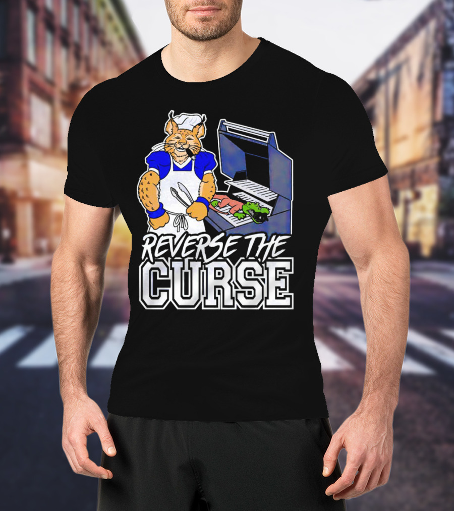 Reverse The Curse Kentucky Wildcats Florida Gators Barbecue Grill Rivalry T-Shirt
