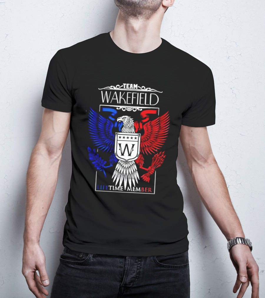 Team Wakefield Lifetime Member Eagle Crest T-Shirt