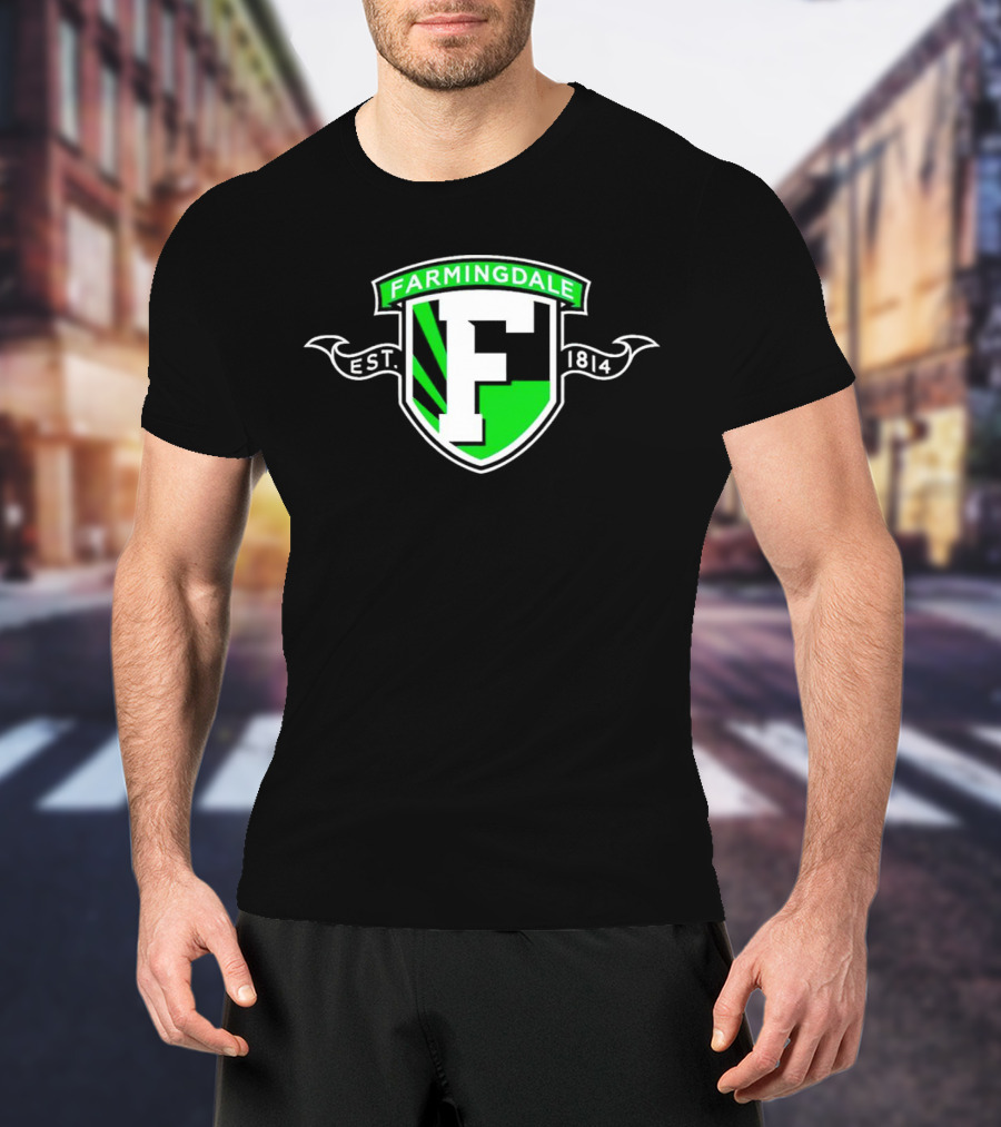 Farmingdale F Crest Est 1814 T-Shirt